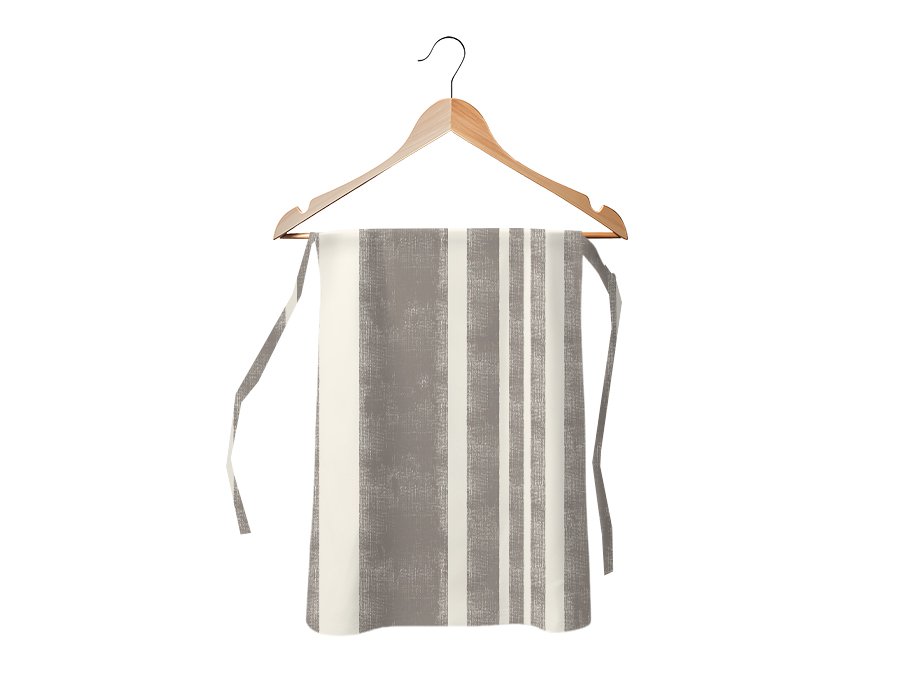 Delantal Cintura Raya Choco (Gabardina)