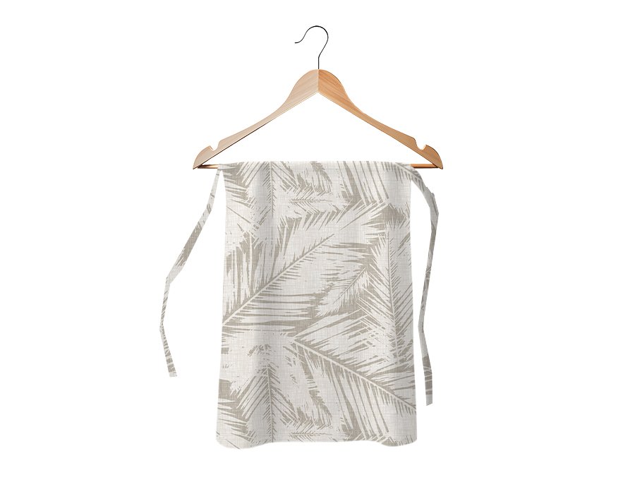 Delantal Cintura Palm (Lino Viscosa)