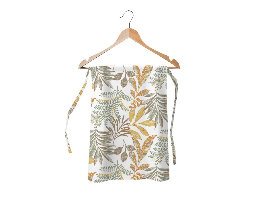 Delantal Cintura Selva Ocre (Lino Viscosa)