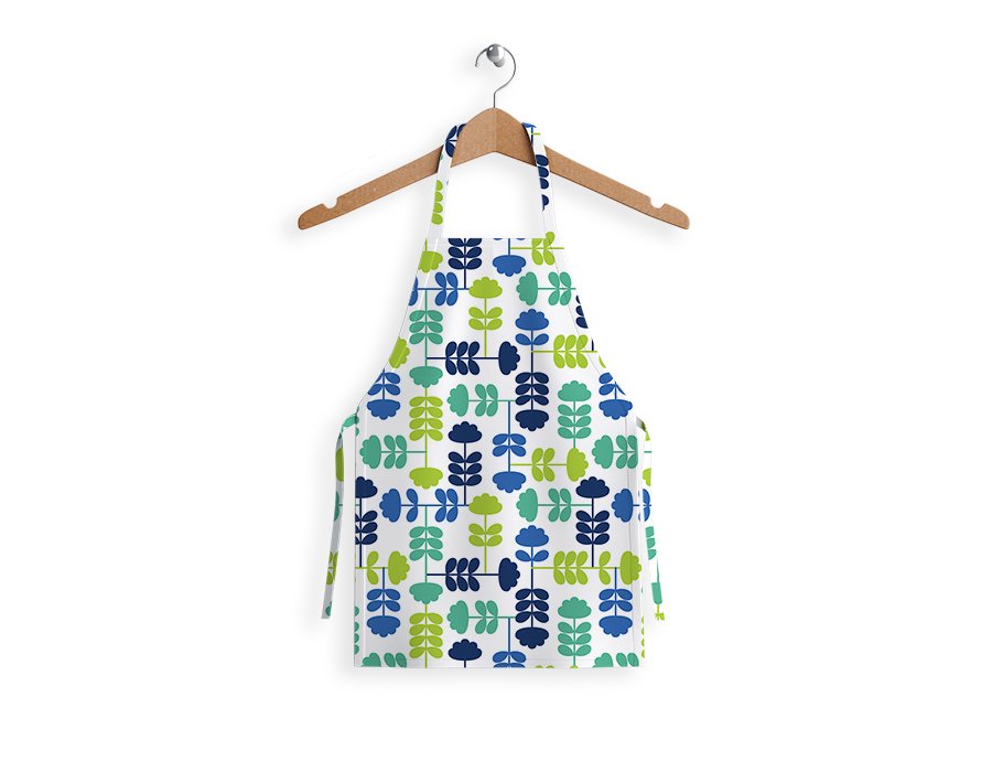 Delantal Niño Garden Blue (Gabardina)