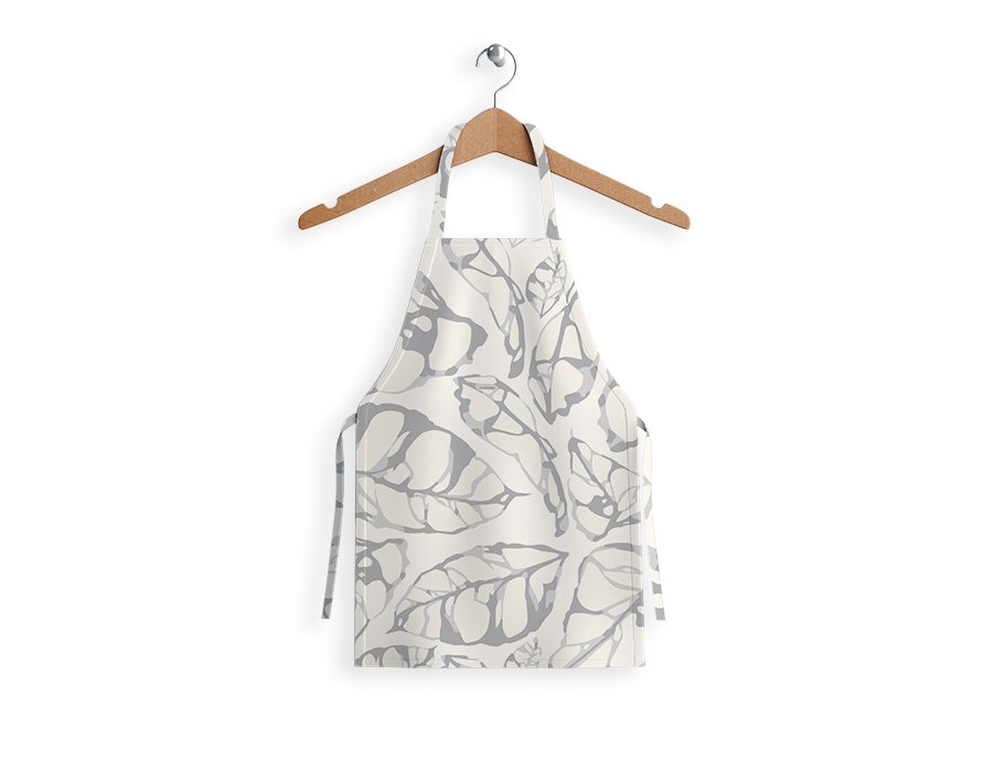 Delantal Infantil FOGLIE GRIS (GABARDINA)