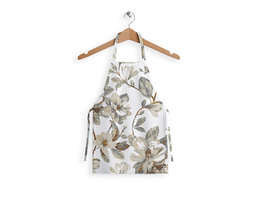 Delantal Niño Magnolias (Lino Viscosa)