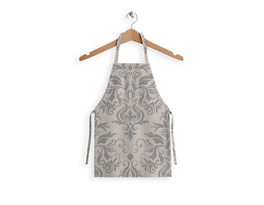Delantal Niño Dusty Gris (Lino Viscosa)