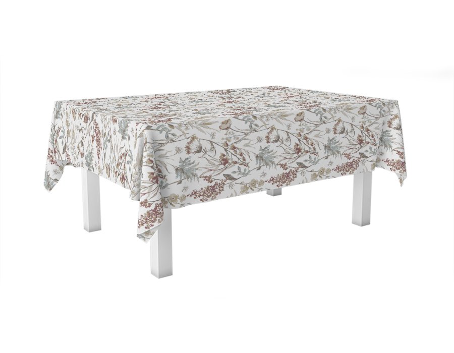 Mantel Rectangular FLORA (Gabardina)