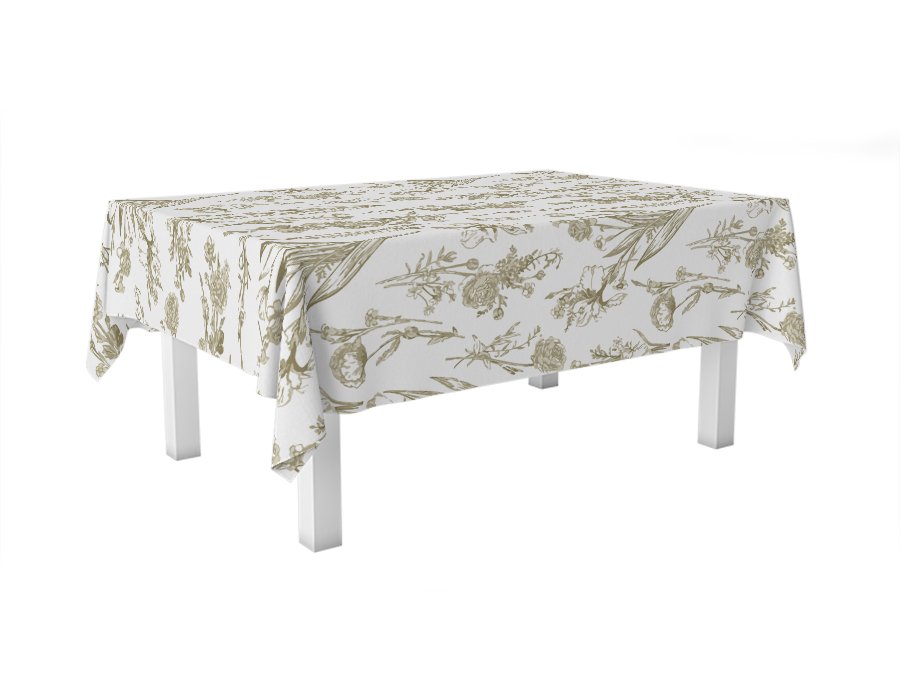 Mantel Rectangular Vintage (Lino Viscosa)