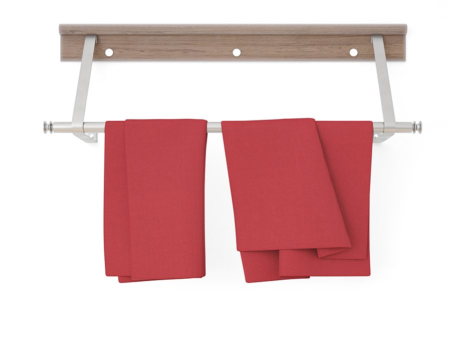 Repasador Liso Rojo (Gabardina)