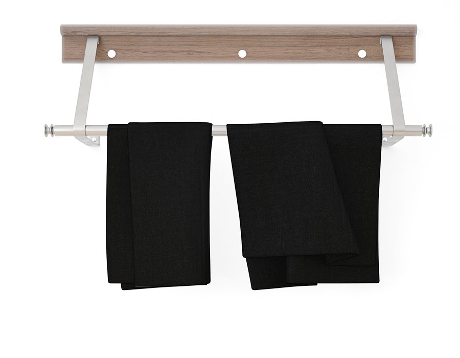 Repasador Liso Negro (Gabardina)
