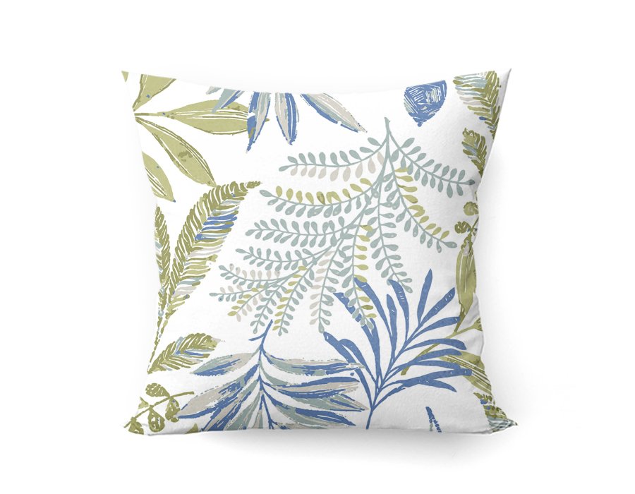 Funda Cuadrada Selva Azul (Lino Viscosa Antimanchas)