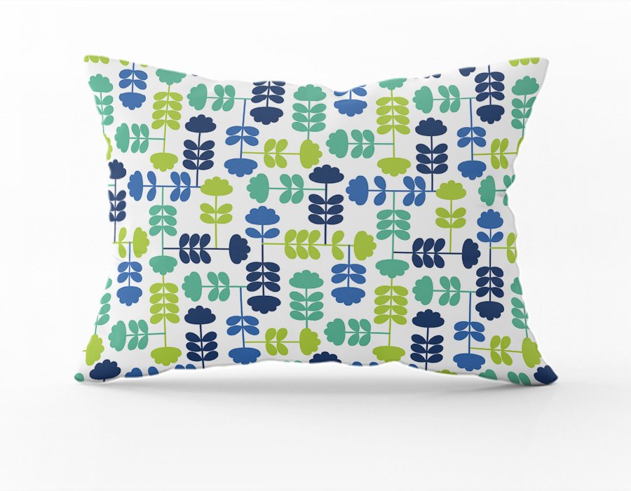 Funda Rectangular Garden Blue (Gabardina)