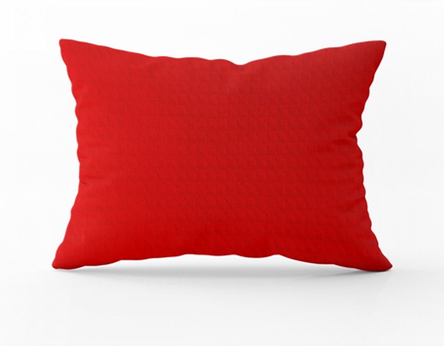Funda Rectangular Rojo Navidad (Panal)