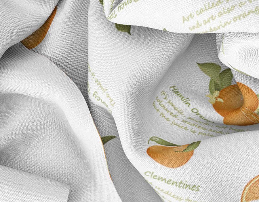 Tela por metro Oranges (Acrílico)