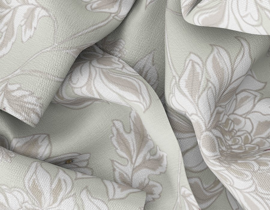 Tela por metro Spring Verde (Lino Viscosa)