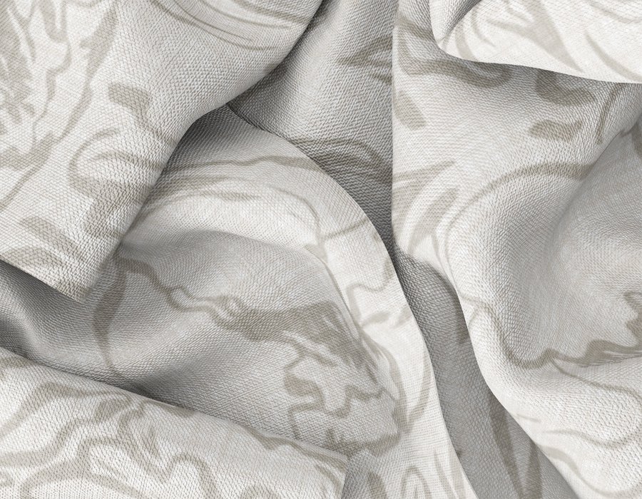 Tela por metro Flor Lino. (Lino Viscosa)