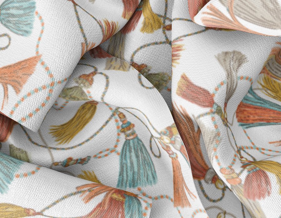 Tela por metro Borlas (Lino Viscosa)